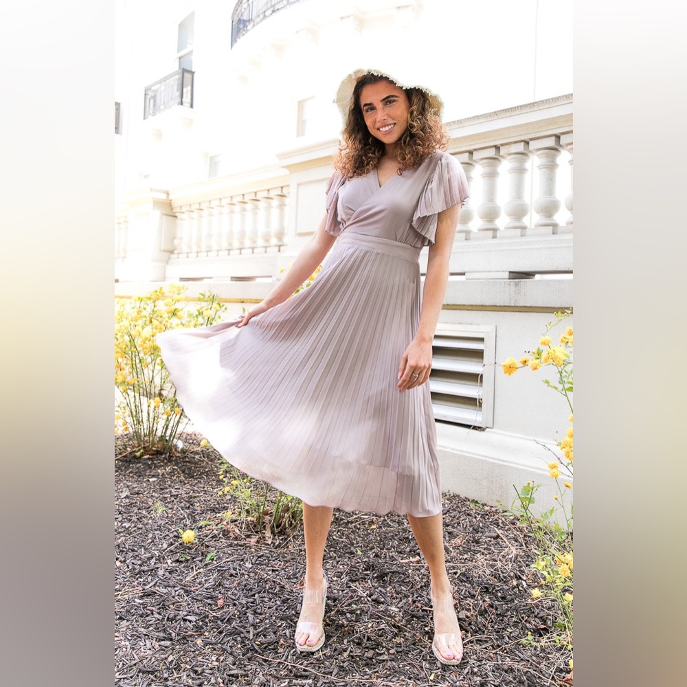 Small Alice Women’s Dress Pale Plum/Purple Ivy City Nursing Friendly